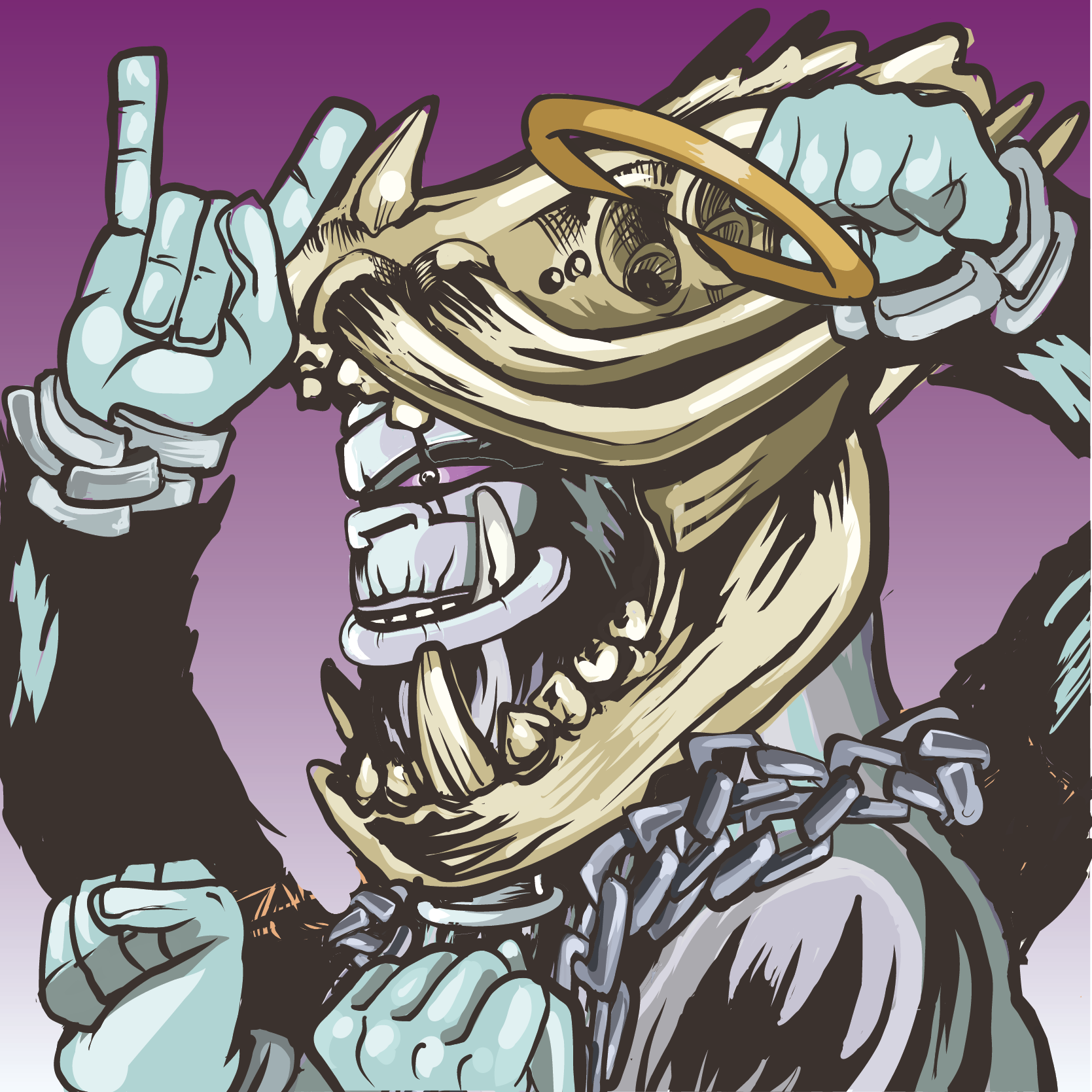 Metal Warrior #1056 NFT image