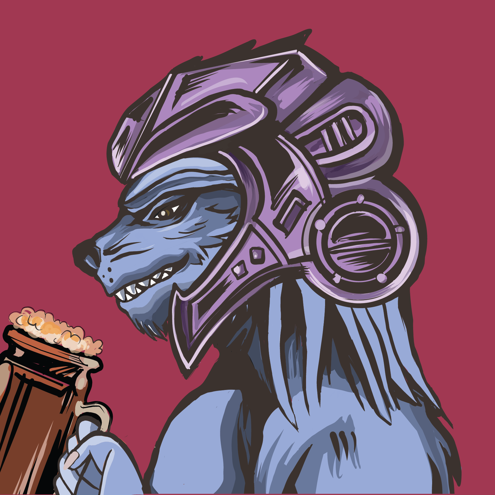 Metal Warrior #738 NFT image